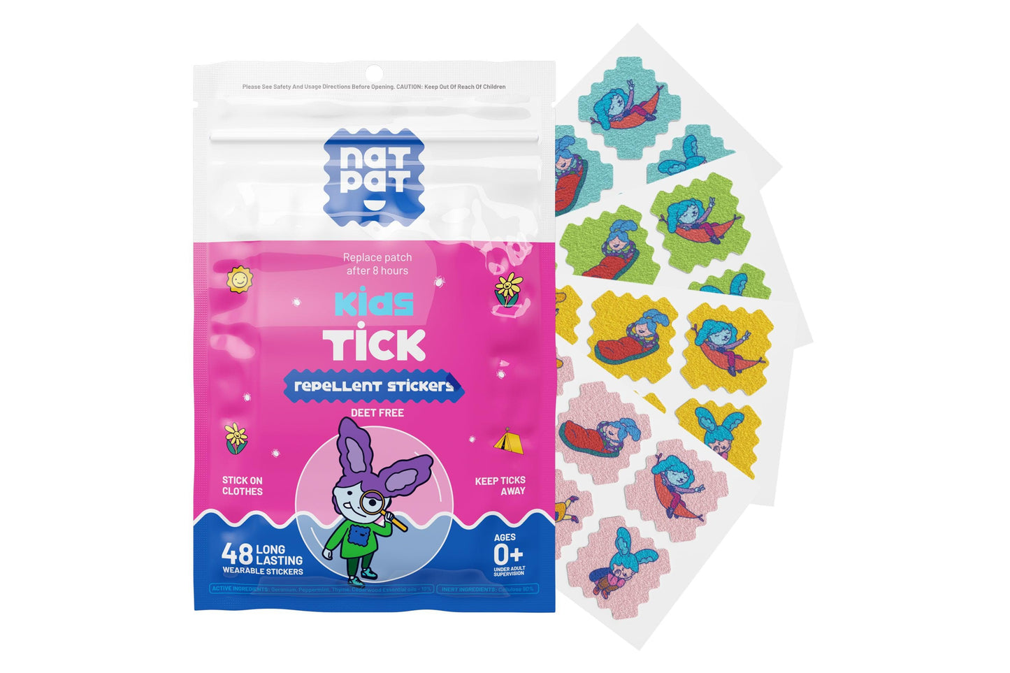 Kids Tick Repellent Stickers