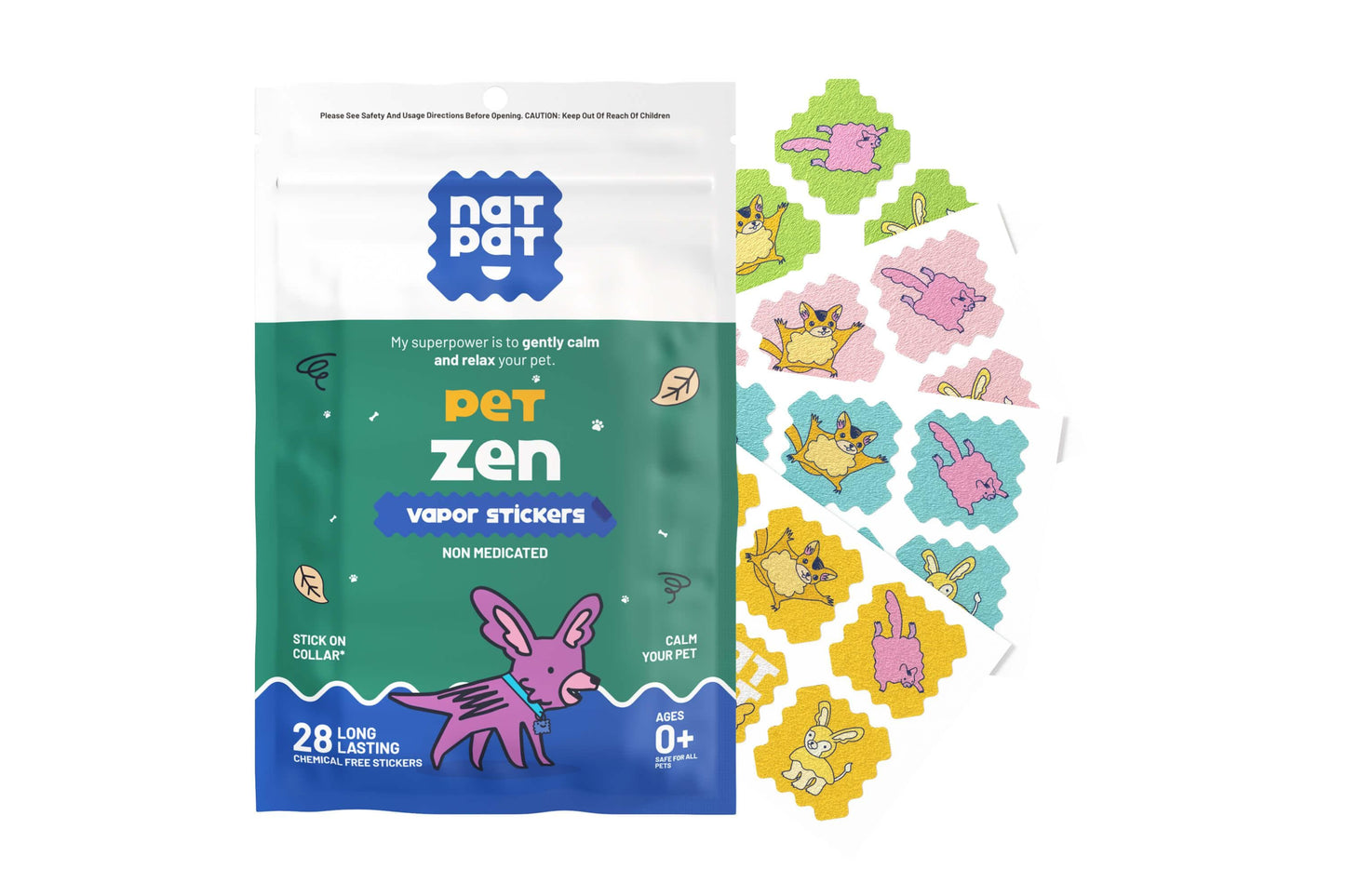 Pet Zen Vapor Stickers