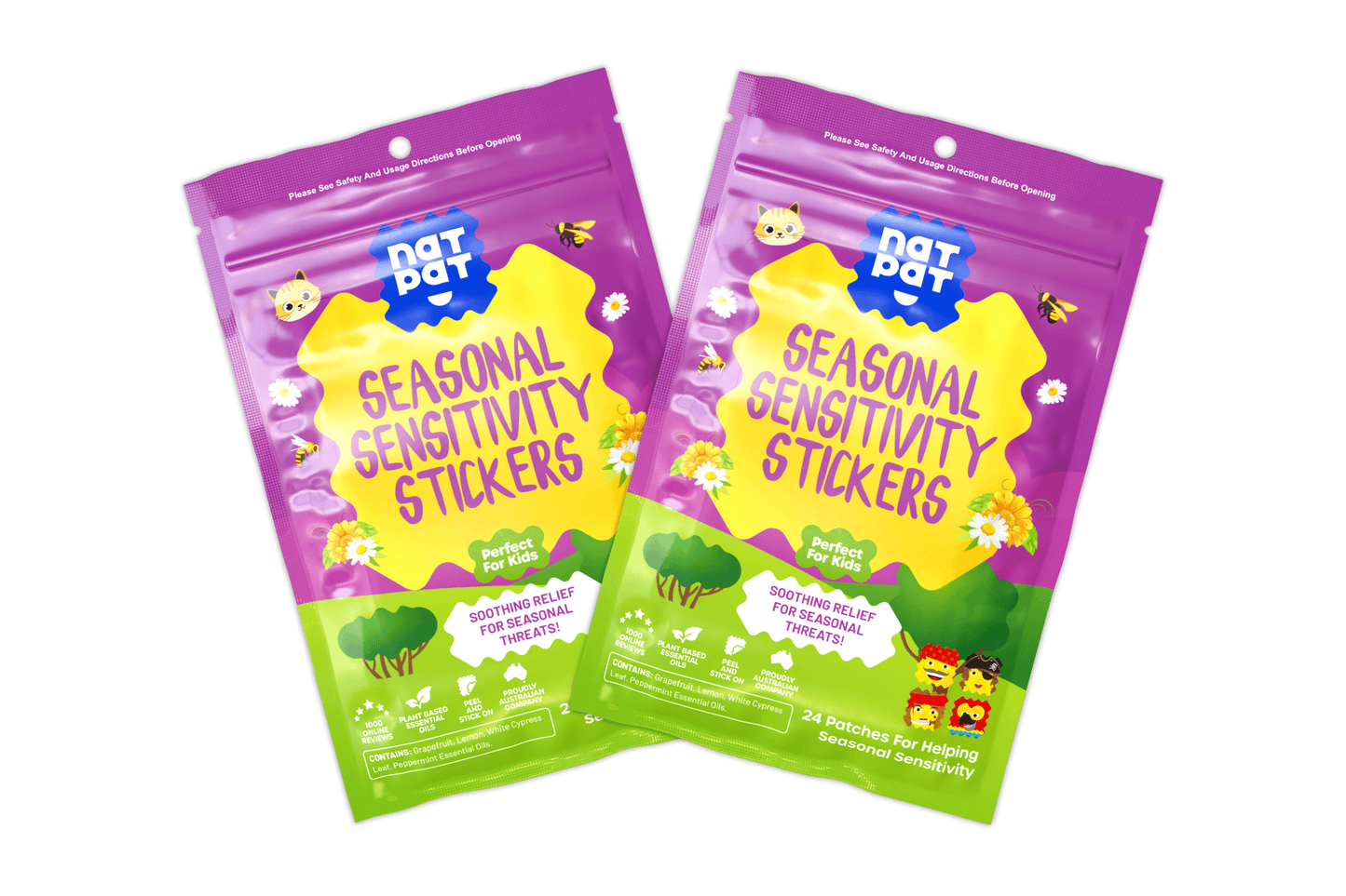 Allergy Relief Stickers