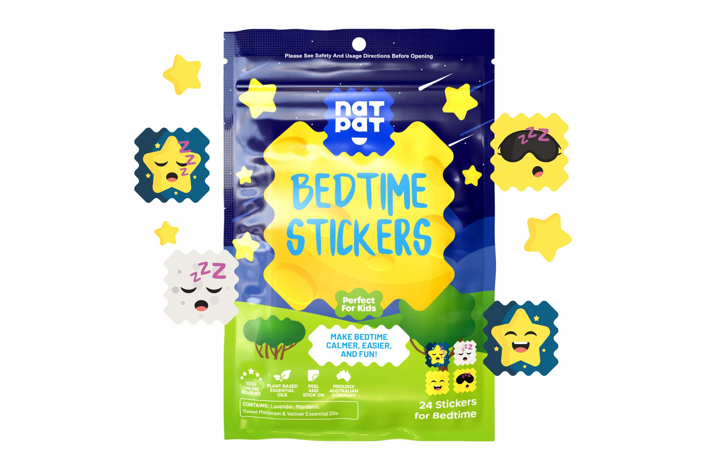 SleepyPatch for Kids - Sleep Promoting Stickers